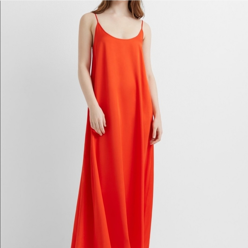 CLUB MONACO Orange Maxi Dress
